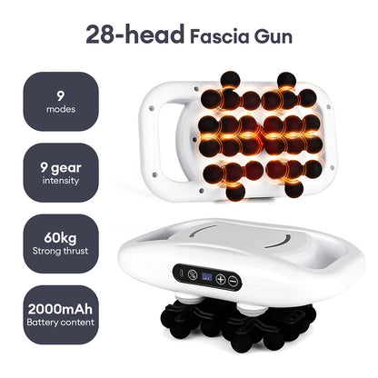 🏋️ High Frequency Body Massage Gun – 22, 24, 28, or 30 Head Options ✅ Deep, Professional Massage at Home