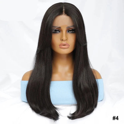 Straight Synthetic Lace Front Wig for Cosplay – Elegance and Everyday Versatility