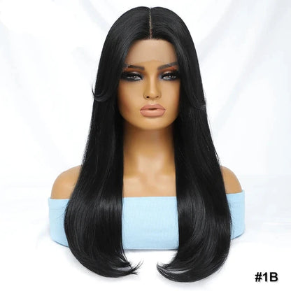 Straight Synthetic Lace Front Wig for Cosplay – Elegance and Everyday Versatility