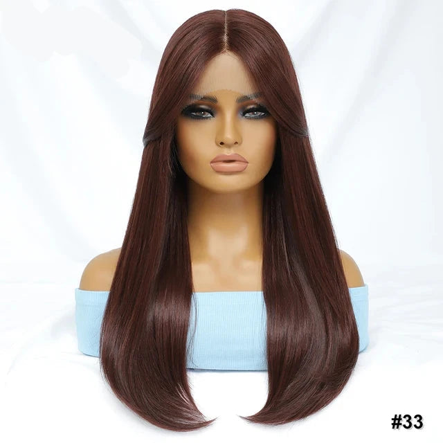 Straight Synthetic Lace Front Wig for Cosplay – Elegance and Everyday Versatility