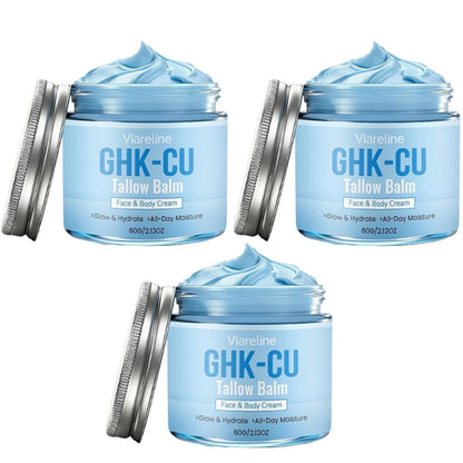 GHK-Cu copper peptide blue butter cream by RAVEN KRONE, detail 3