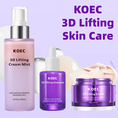 3D lifting face and neck skincare kit by RAVEN KRONE, detail 2