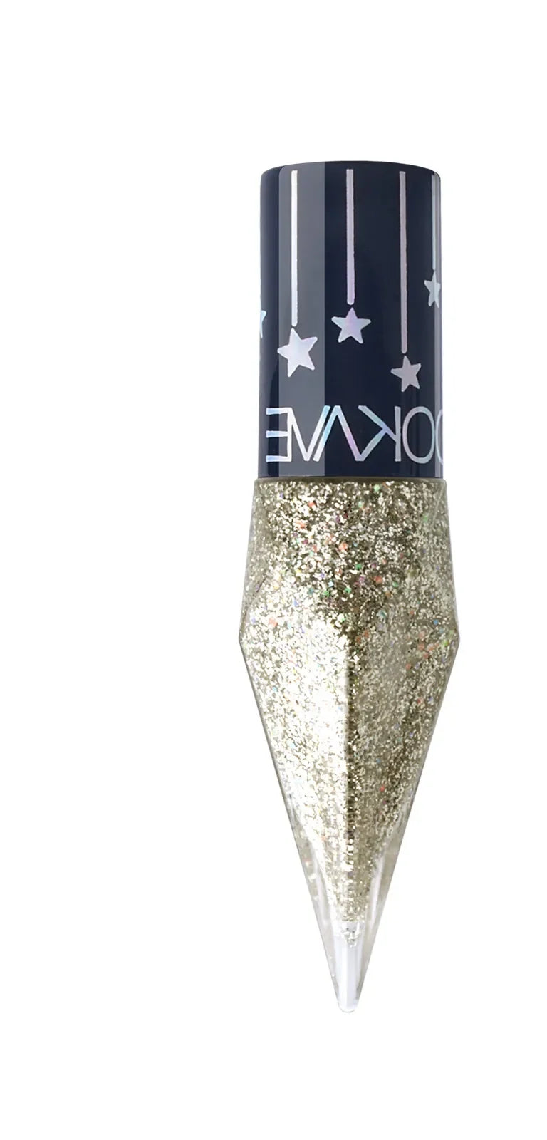 Glitter liquid eyeliner by RAVEN KRONE, Star Cap 02 Rainbow Silver