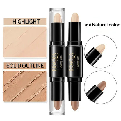 High Quality Professional Foundation - Facial Concealer and Contour Cream with Bronzer