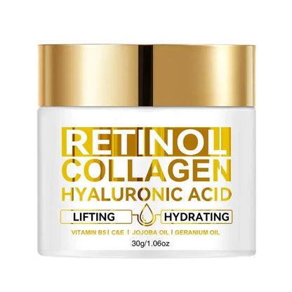 Anti-Aging Facial Cream with Retinol and Collagen | 30g and 60g Formats | All Skin Types