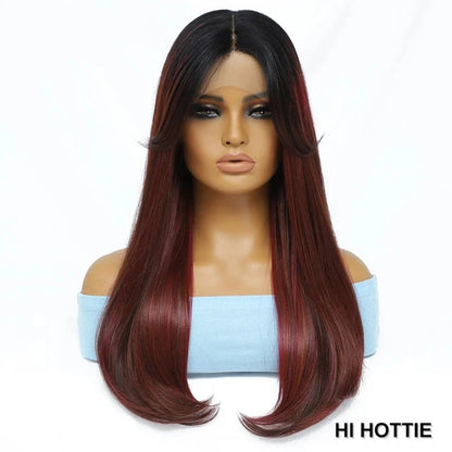 Straight Synthetic Lace Front Wig for Cosplay – Elegance and Everyday Versatility