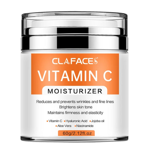 Crema facial antiarrugas con retinol | Crema hidratante antienvejecimiento con ácido hialurónico y vitamina C | 60 g