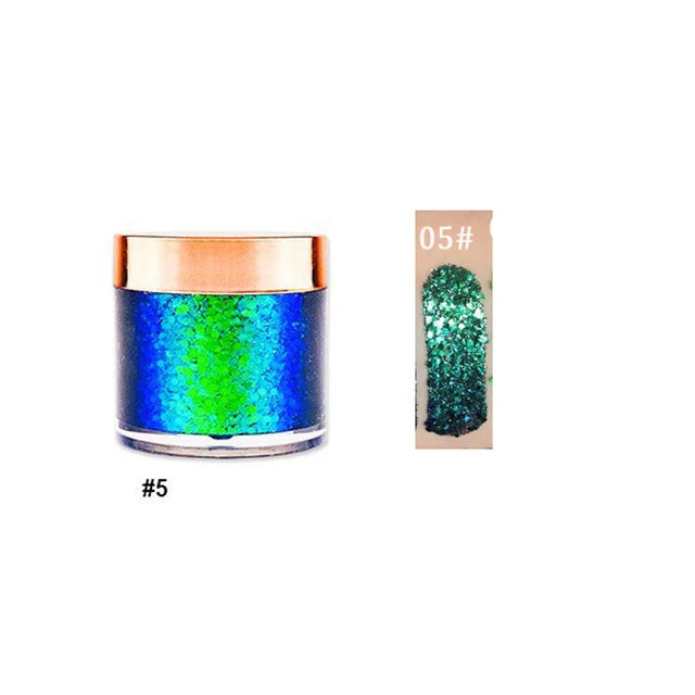 Chameleon Eyeshadow Metallic Powder Sequin Shiny High Gloss Pigment