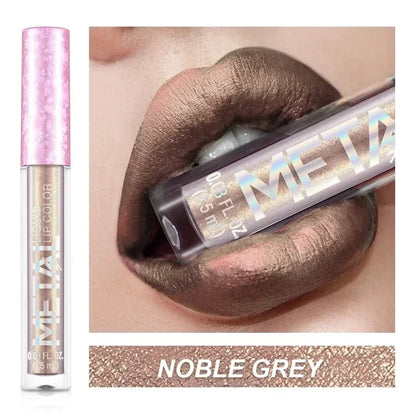 Metallic Matte Liquid Lipstick Waterproof Long Lasting