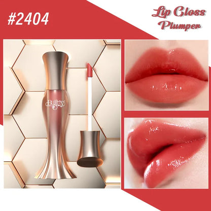 Lápiz labial profesional, resistente al agua, voluminoso, de larga duración, brillo natural