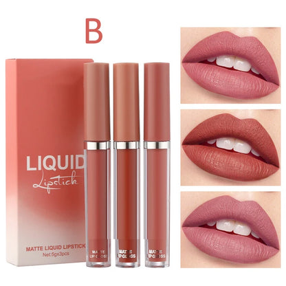 Matte Lip Gloss Set Waterproof