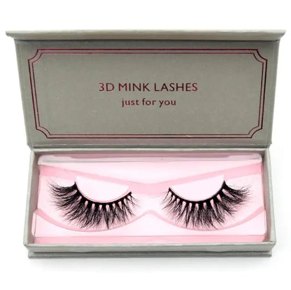 Natural Black Large Volume 3D Mink Eyelashes NP