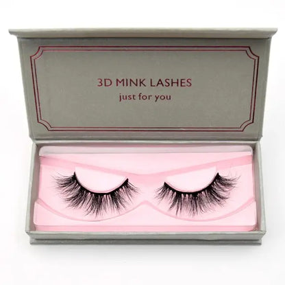 Natural Black Large Volume 3D Mink Eyelashes NP