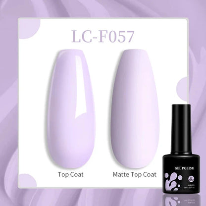 129 Colors 7ML Gel Nail Polish - Semi-Permanent Manicure Varnish with LED/UV Curing