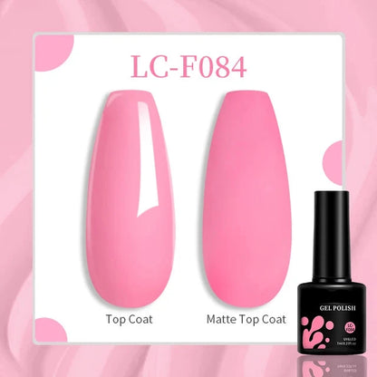 129 Colors 7ML Gel Nail Polish - Semi-Permanent Manicure Varnish with LED/UV Curing