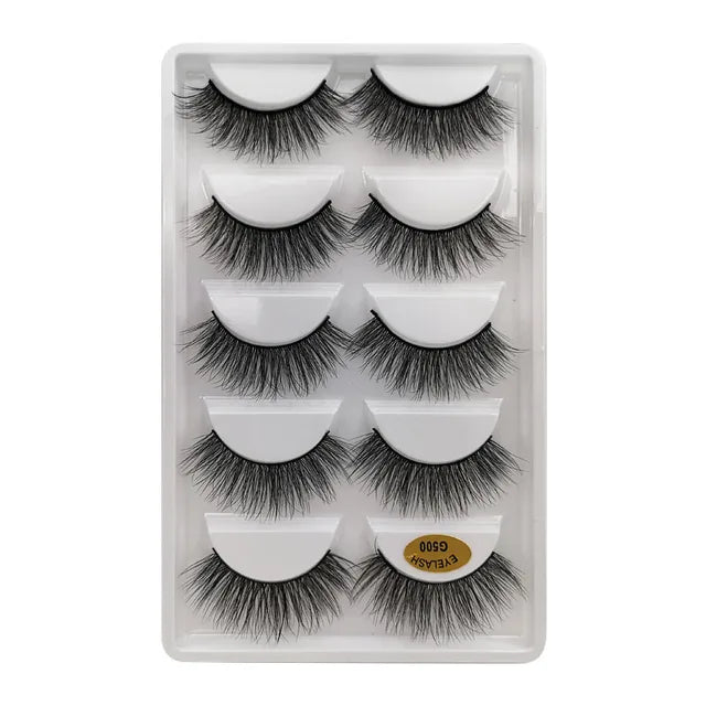 3D Mink Lashes Natural Eyelash Dramatic False Eyelashes NP