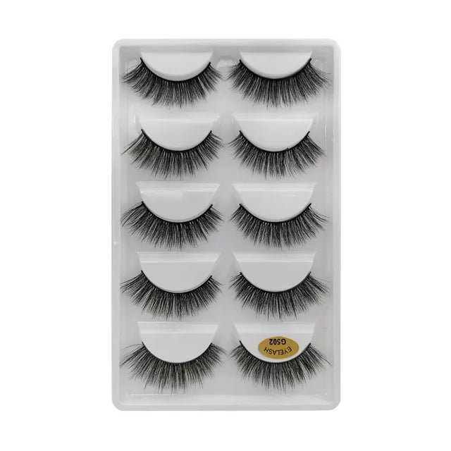 3D Mink Lashes Natural Eyelash Dramatic False Eyelashes NP