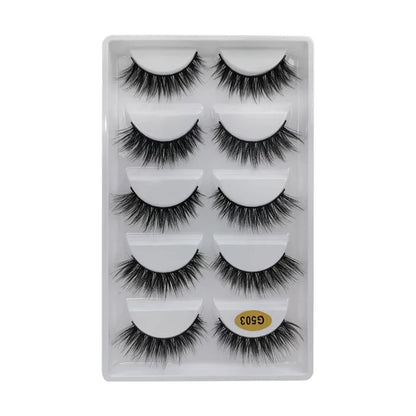 3D Mink Lashes Natural Eyelash Dramatic False Eyelashes NP