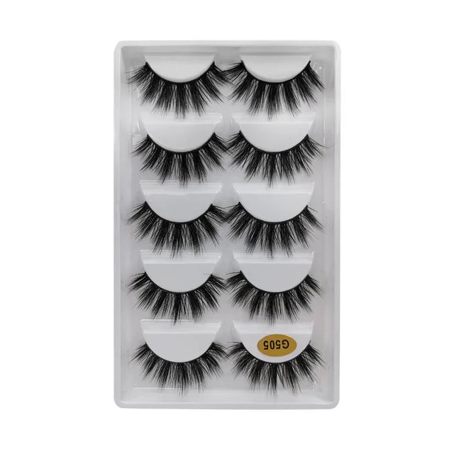 3D Mink Lashes Natural Eyelash Dramatic False Eyelashes NP