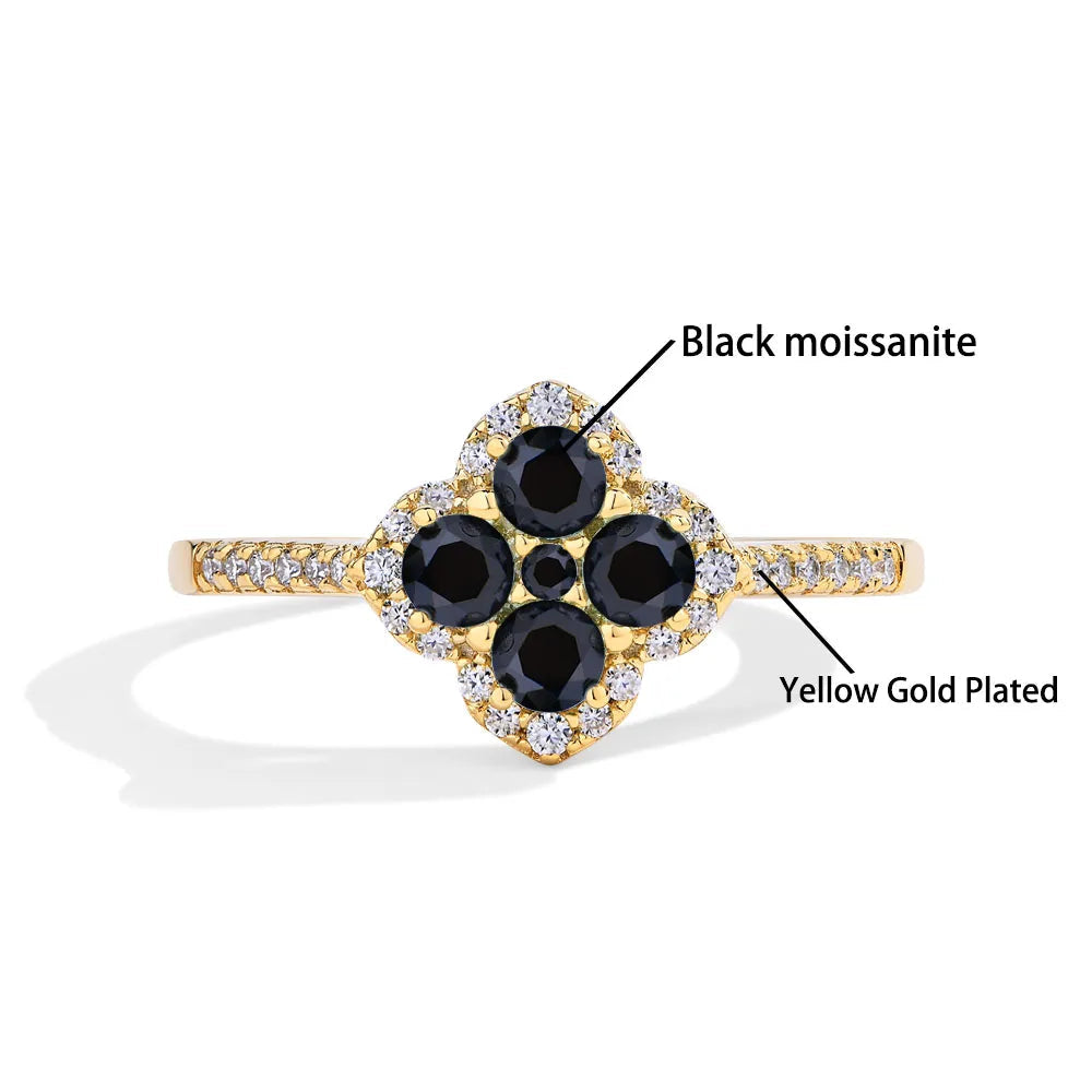 Luxury Moissanite Ring – D Color VVS1 | 925 Sterling Silver