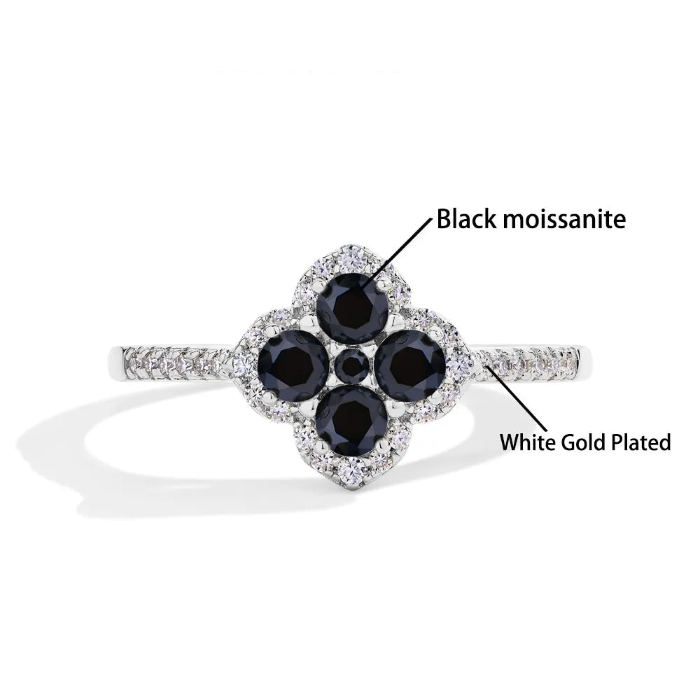 Luxury Moissanite Ring – D Color VVS1 | 925 Sterling Silver