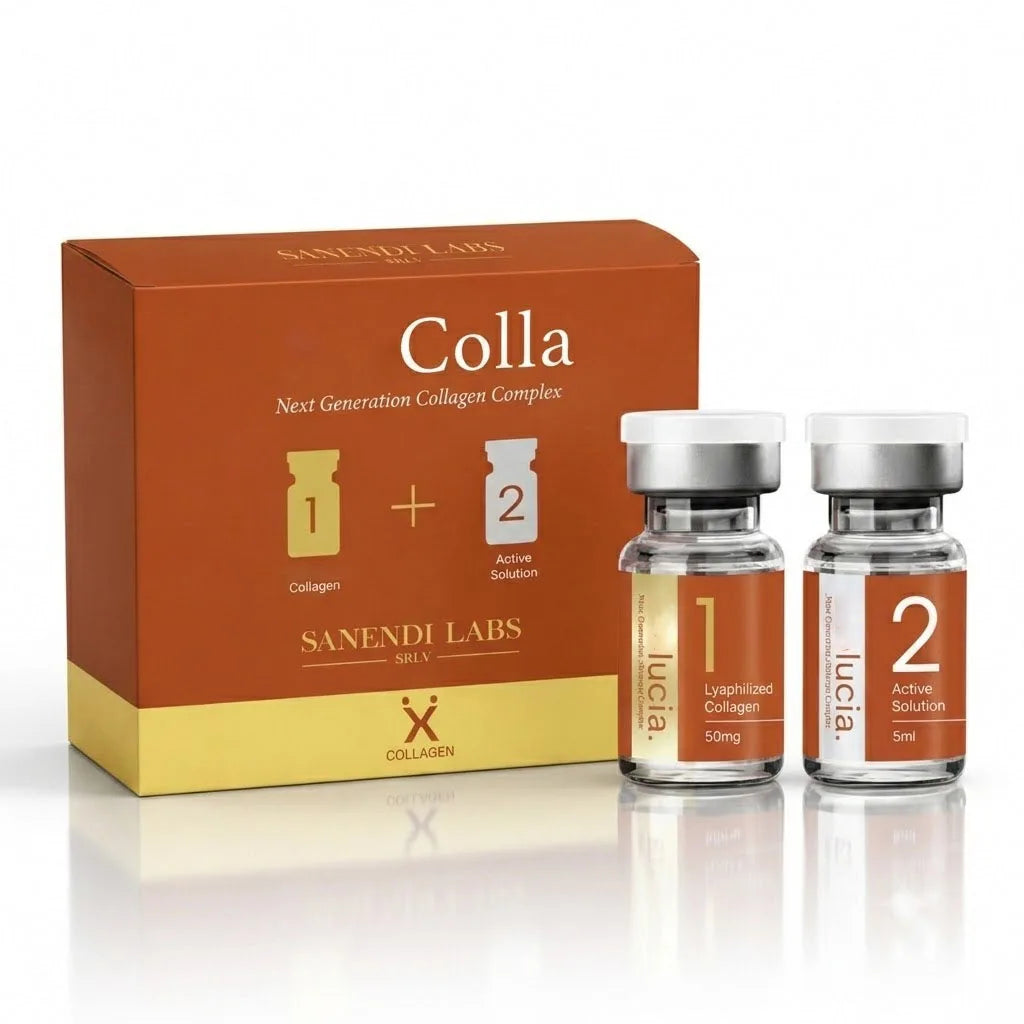 2-Step Korean Ampoule Kit – PDRN, NAD+, Collagen & Brightening, Powder + Solution, 6 Formulas