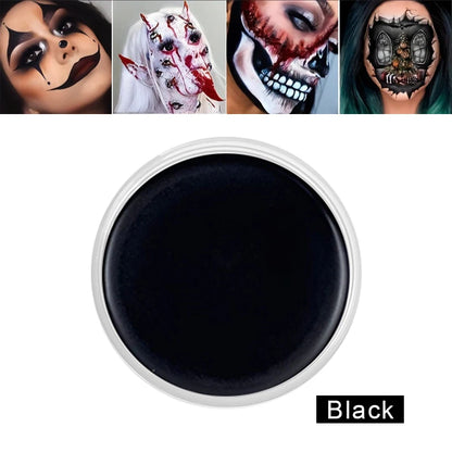 Oil-Based Face & Body Paint 30 g – Halloween & SFX Makeup, Singles, Duos & Sets with Brushes