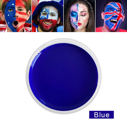 Oil-Based Face & Body Paint 30 g – Halloween & SFX Makeup, Singles, Duos & Sets with Brushes