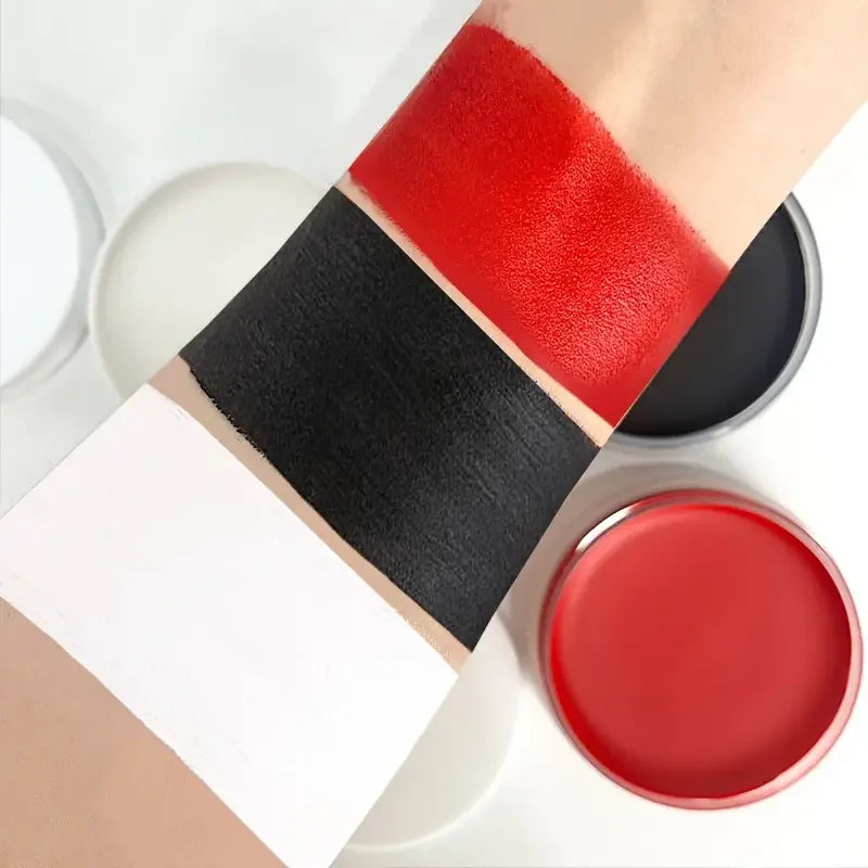 Oil-Based Face & Body Paint 30 g – Halloween & SFX Makeup, Singles, Duos & Sets with Brushes