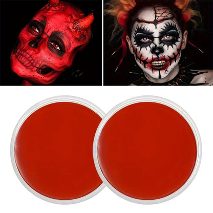 Oil-Based Face & Body Paint 30 g – Halloween & SFX Makeup, Singles, Duos & Sets with Brushes