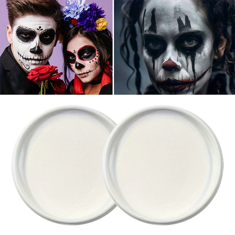 Oil-Based Face & Body Paint 30 g – Halloween & SFX Makeup, Singles, Duos & Sets with Brushes
