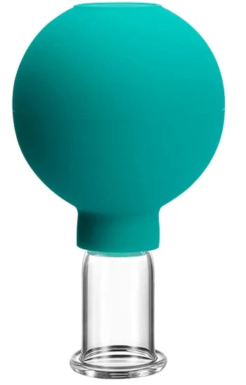Rubber Facial Cupping Massager, Green-2