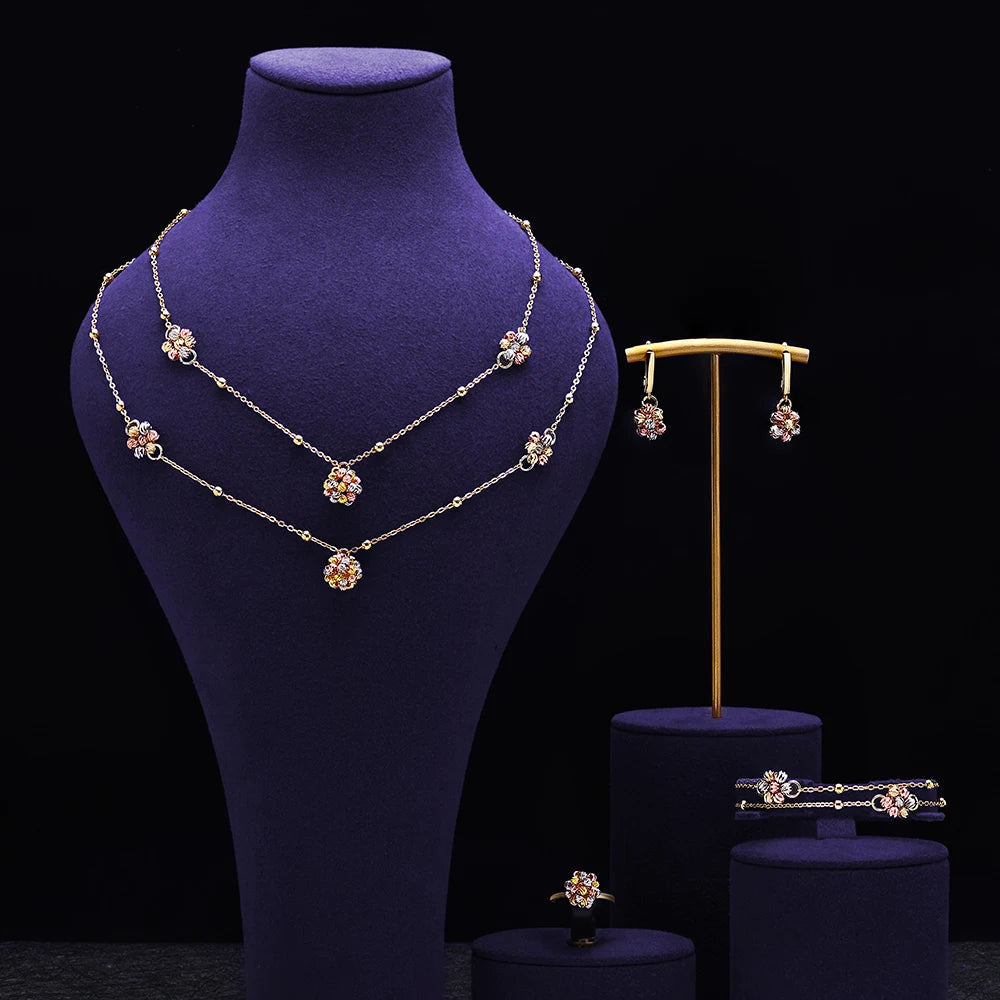 Elegant 4-Piece Jewelry Set - Shine on Every Occasion!