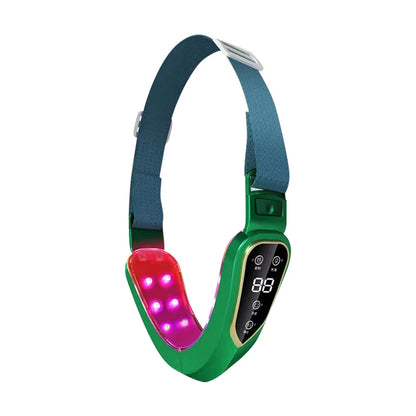 V-Line Face Lifting Belt – Vibration Massage & 5-Colour LED, Rechargeable, 4 Colours
