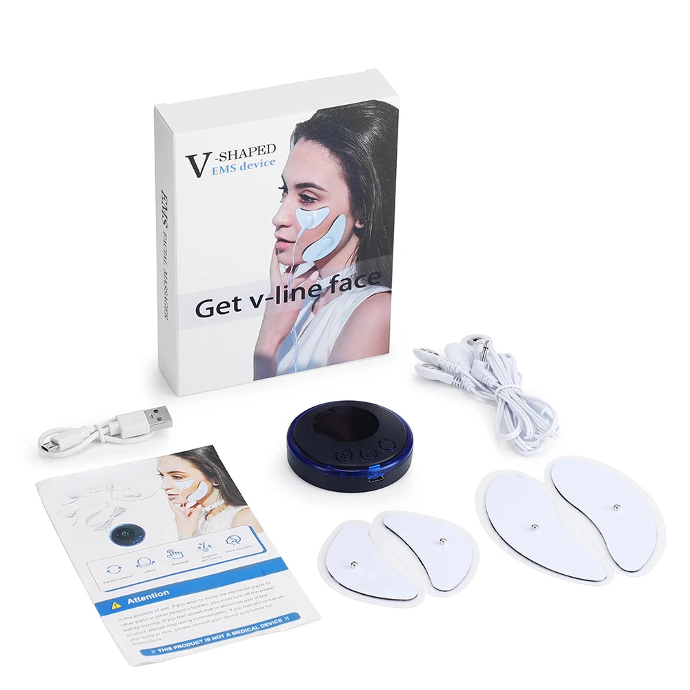 EMS face and eye massager with electrode pads by RAVEN KRONE