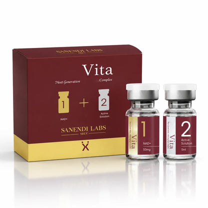 2-Step Korean Ampoule Kit – PDRN, NAD+, Collagen & Brightening, Powder + Solution, 6 Formulas