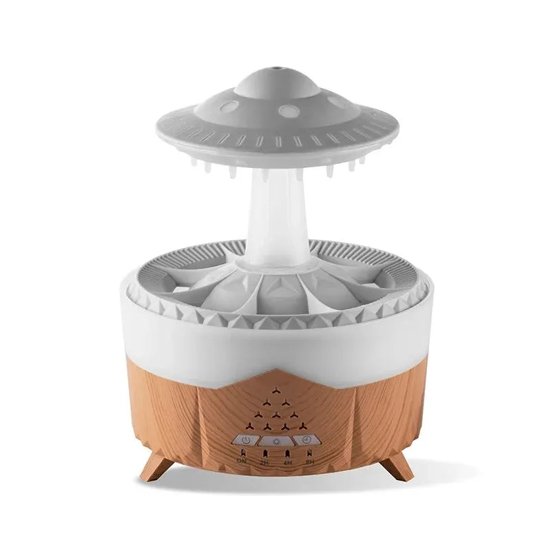 Humidificador de aire Aierwill ufo, difusor ultrasónico de aromaterapia, generador de niebla, difusor de aroma de aceites esenciales con control remoto