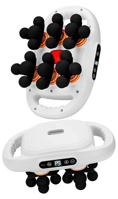 High-Frequency Body Massage Gun, 22 White and Black