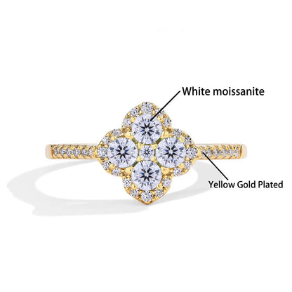 Luxury Moissanite Ring – D Color VVS1 | 925 Sterling Silver