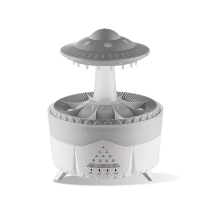 Humidificador de aire Aierwill ufo, difusor ultrasónico de aromaterapia, generador de niebla, difusor de aroma de aceites esenciales con control remoto